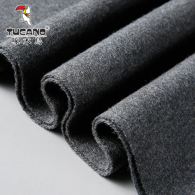 TUCANO Acrylic Knit Scarves Men's Navy Blue/Black/Red/Dark Gray-4