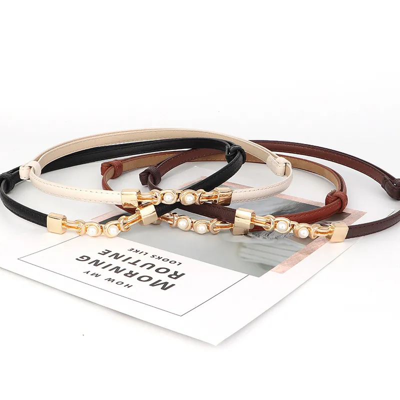 TUCANO Alloy Leather Belts Women's 1cm-5