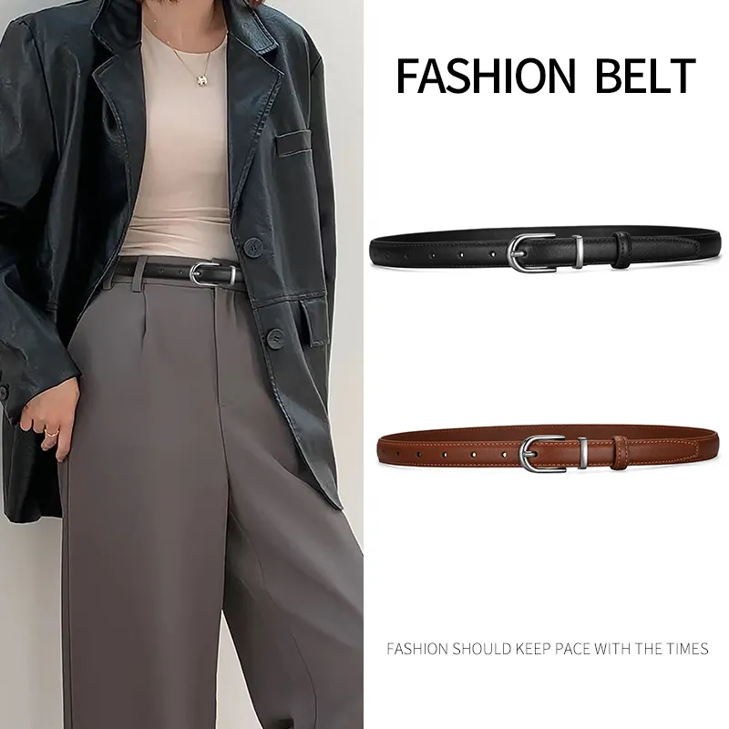 TUCANO Cow Split Leather Belts Women's 2cm-1