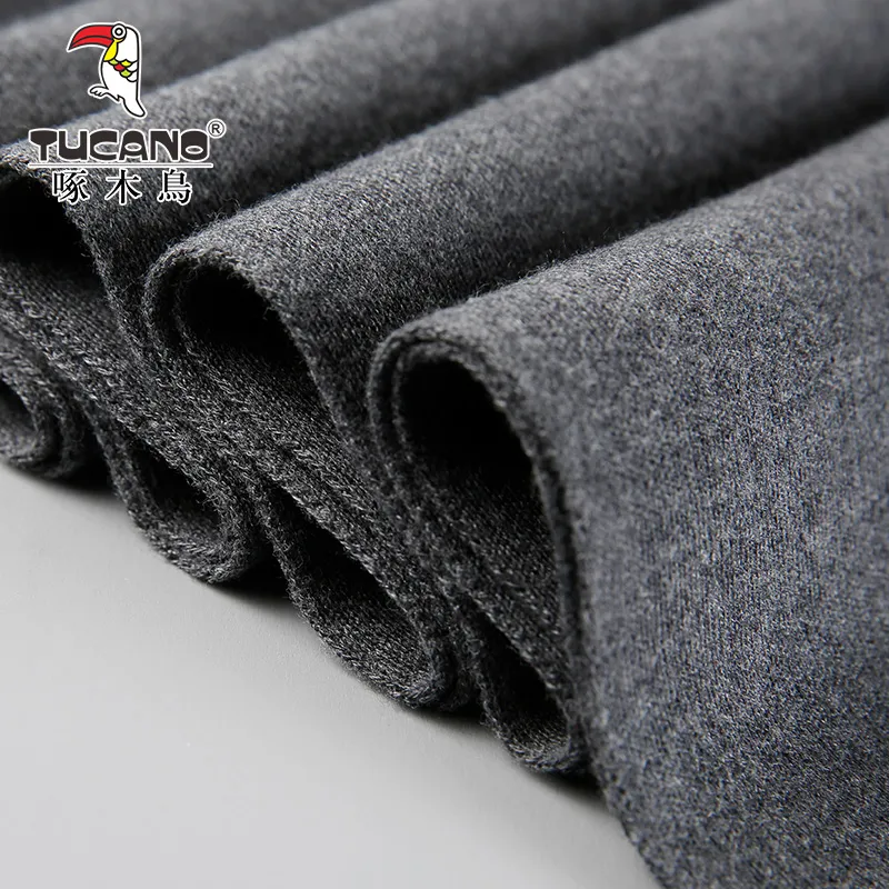 TUCANO Acrylic Knit Scarves Men's Navy Blue/Black/Red/Dark Gray-3