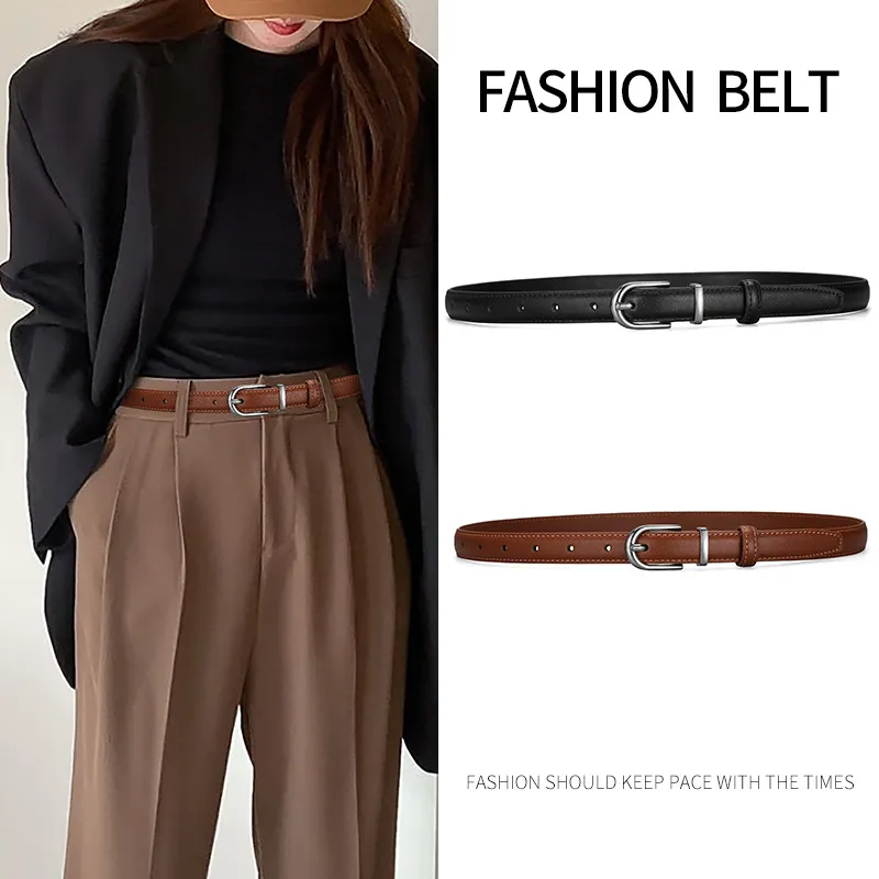 TUCANO Cow Split Leather Belts Women's 2cm-3