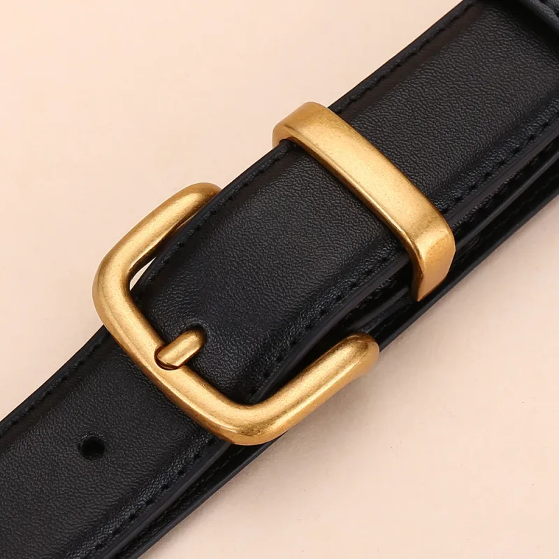 TUCANO Cow Split Leather Leather Belts Women's 2.8cm-3