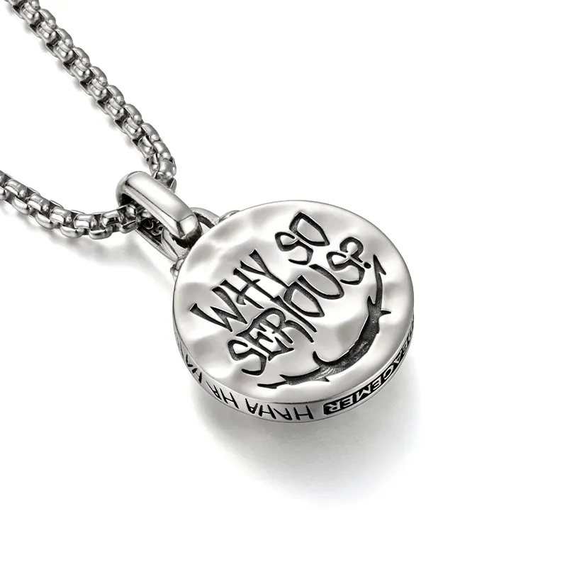 IDEAGEMER 925 Sterling Silver Necklaces Men's-2