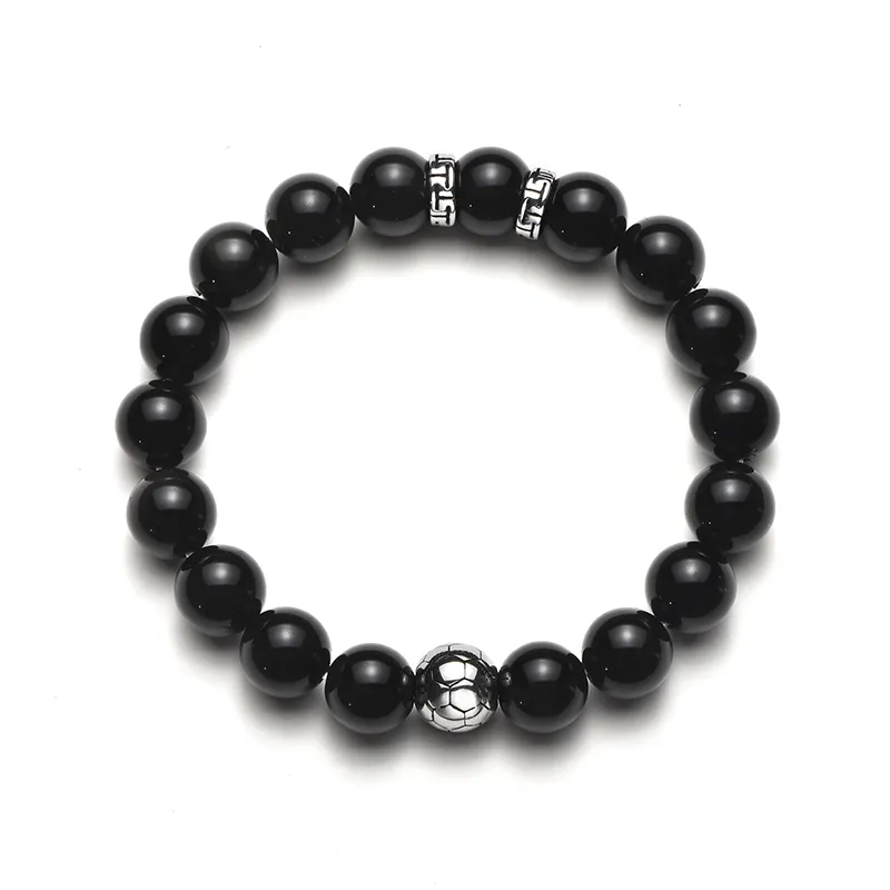 IDEAGEMER Obsidian Bracelets Men's-3