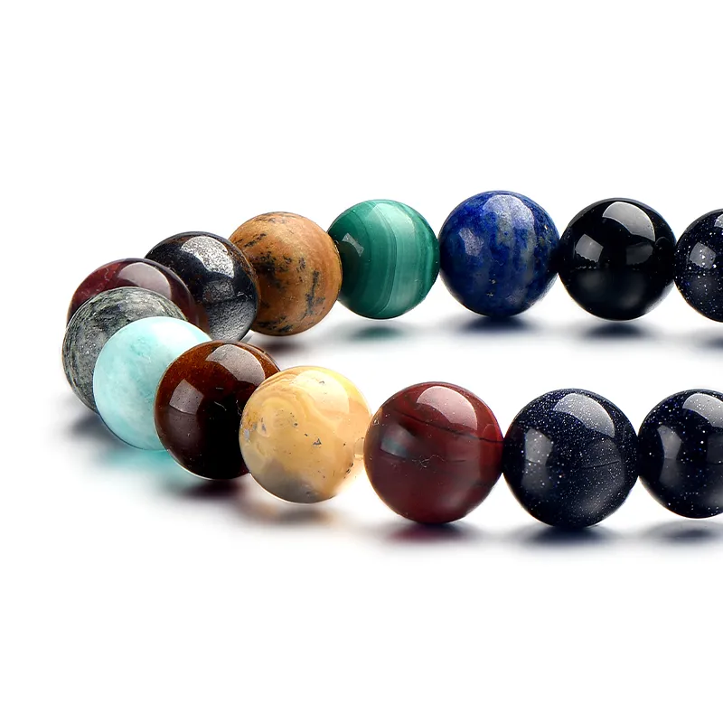 IDEAGEMER Agate Jade Bracelets Men's-3