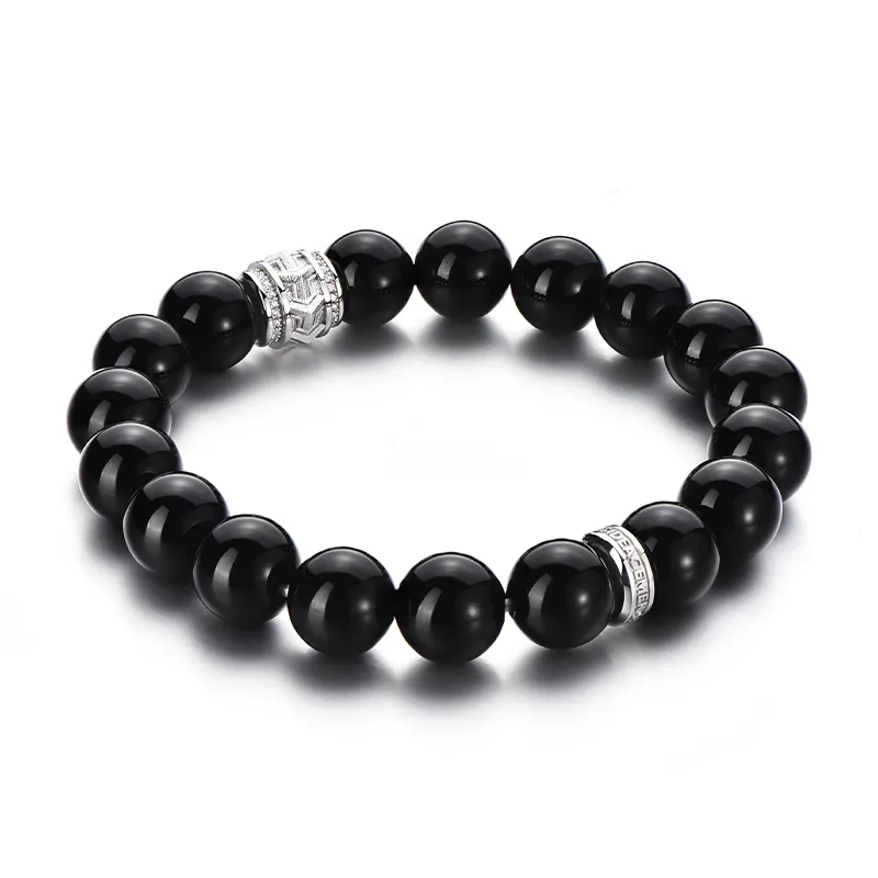 IDEAGEMER Agate Bracelets Men's-4