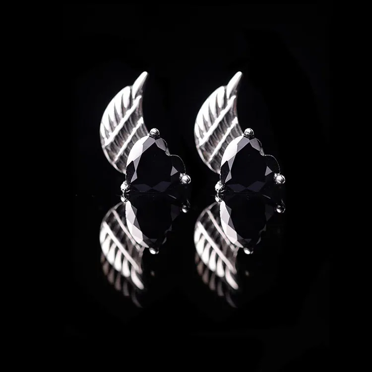 IDEE CREATIVE IDEA FOR YOU Zircon Stud Earrings Unisex-6
