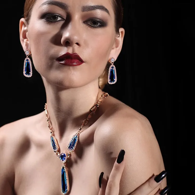 IDEE CREATIVE IDEA FOR YOU Faux Gemstone Necklaces Women's-5