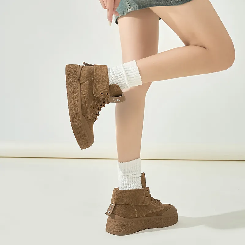 WOOS BOBO Vintage Versatile Ankle Boots 5cm Women's-4
