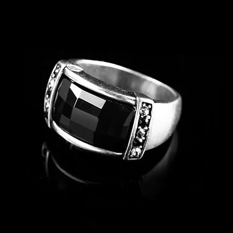 IDEE CREATIVE IDEA FOR YOU Alloy Artificial Zircon Rings Unisex-3