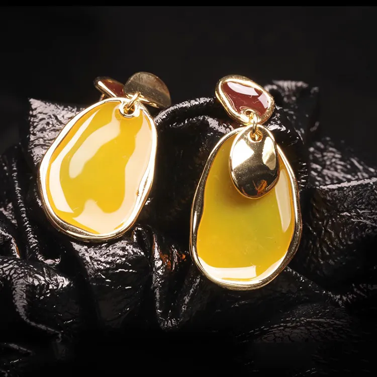 IDEE CREATIVE IDEA FOR YOU Gold Plated Earrings Women's Yellow-4