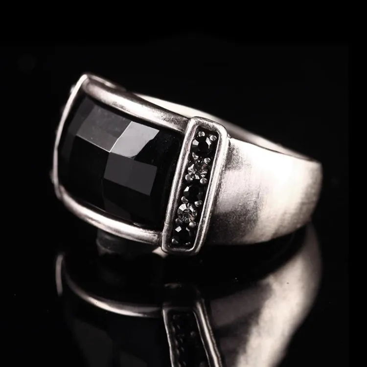 IDEE CREATIVE IDEA FOR YOU Alloy Artificial Zircon Rings Unisex-4