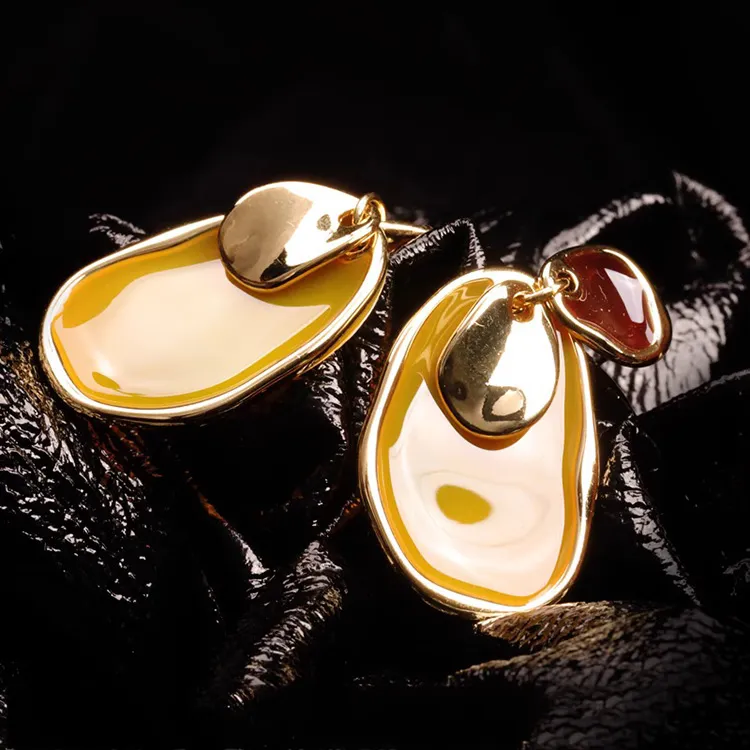 IDEE CREATIVE IDEA FOR YOU Gold Plated Earrings Women's Yellow-6