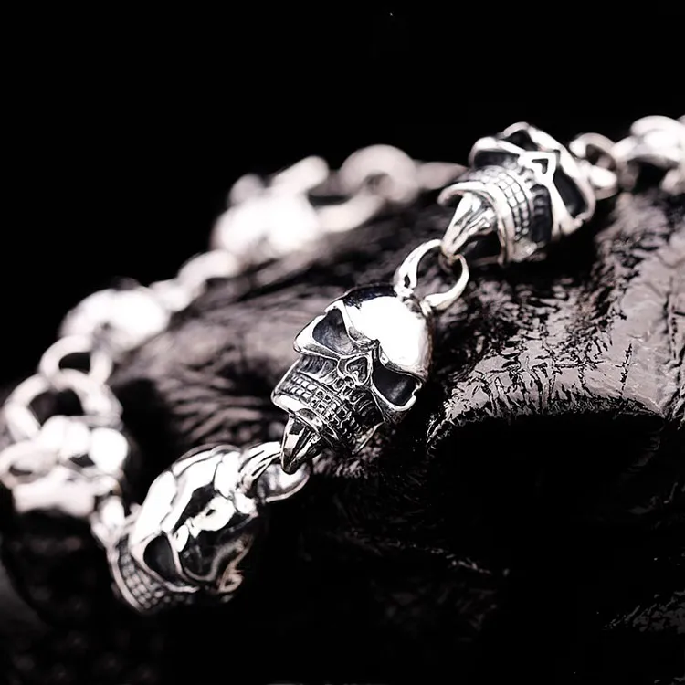 IDEE CREATIVE IDEA FOR YOU 925 Sterling Silver Bracelets Men's-4