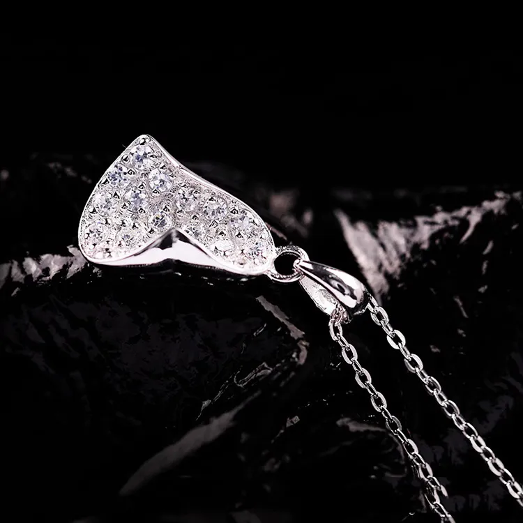 IDEE CREATIVE IDEA FOR YOU 925 Sterling Silver With Simulated Gemstone Necklaces Women's-7