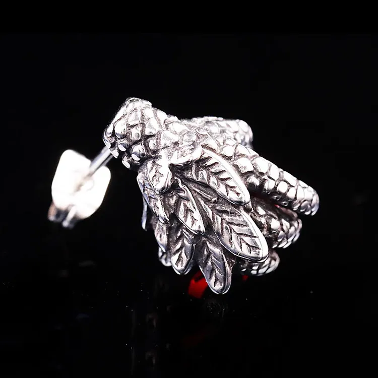 IDEE CREATIVE IDEA FOR YOU Steel Stud Earrings Men's-10