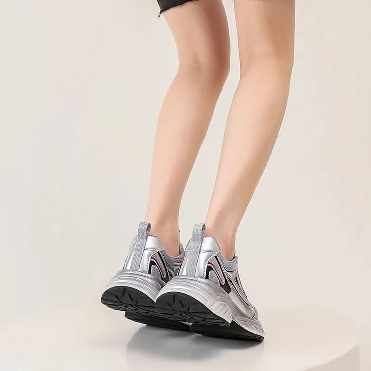 WOOS BOBO Cushioning Lightweight Height Increasing Low Top Chunky Sneakers Women's-6