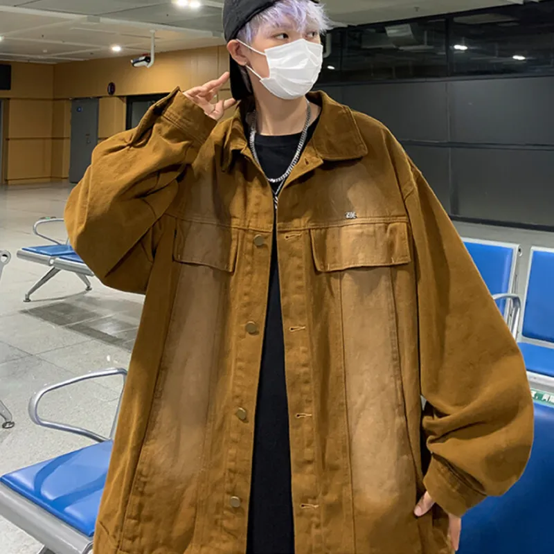 FA2LO Denim Jacket Unisex Brown-4