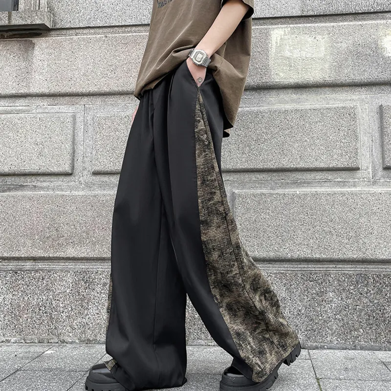 FA2LO Casual Pants Unisex Black-3