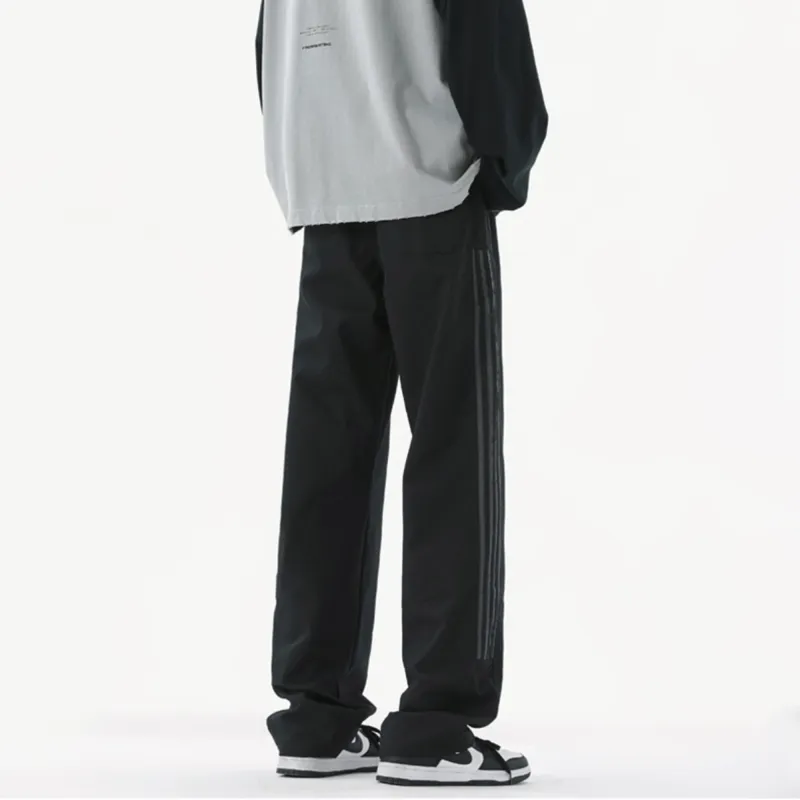 FA2LO Casual Pants Unisex Black-4