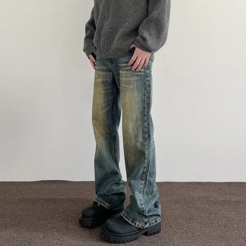 PANDA ADEVIL Summer Versatile Height Increasing Luxury Streetwear Style Classic Jeans Style Unisex-1