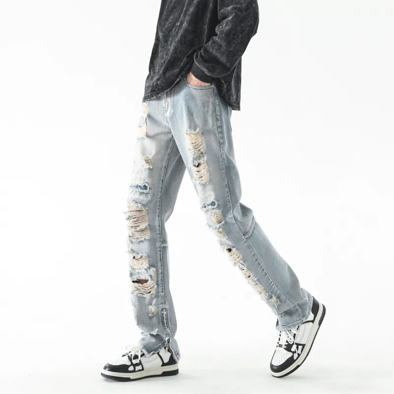 FA2LO Jeans Unisex Vintage Blue-3