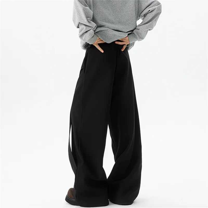 FA2LO Casual Pants Unisex Black-5