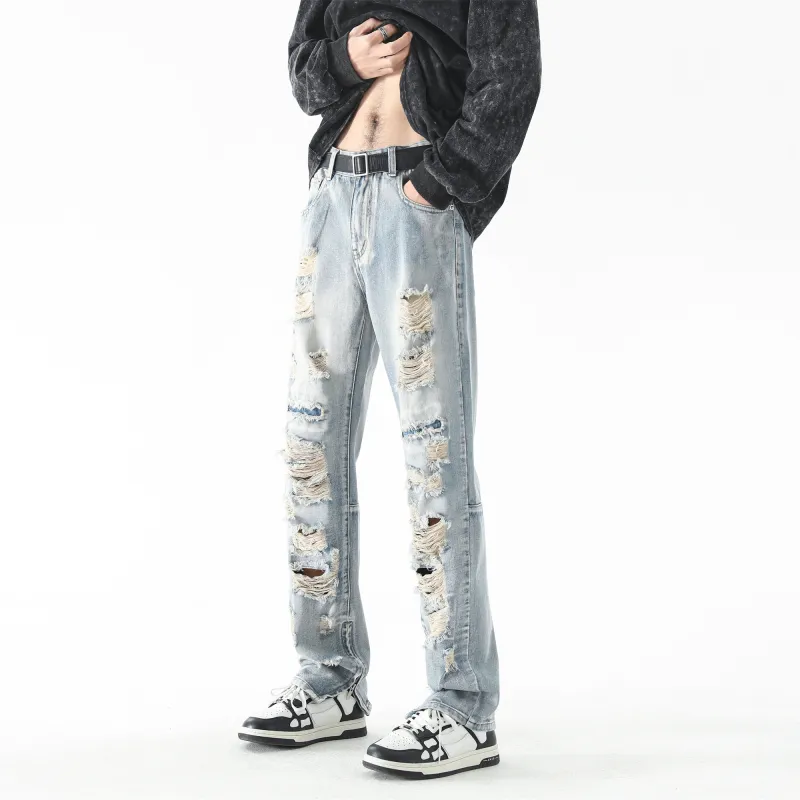FA2LO Jeans Unisex Vintage Blue-2