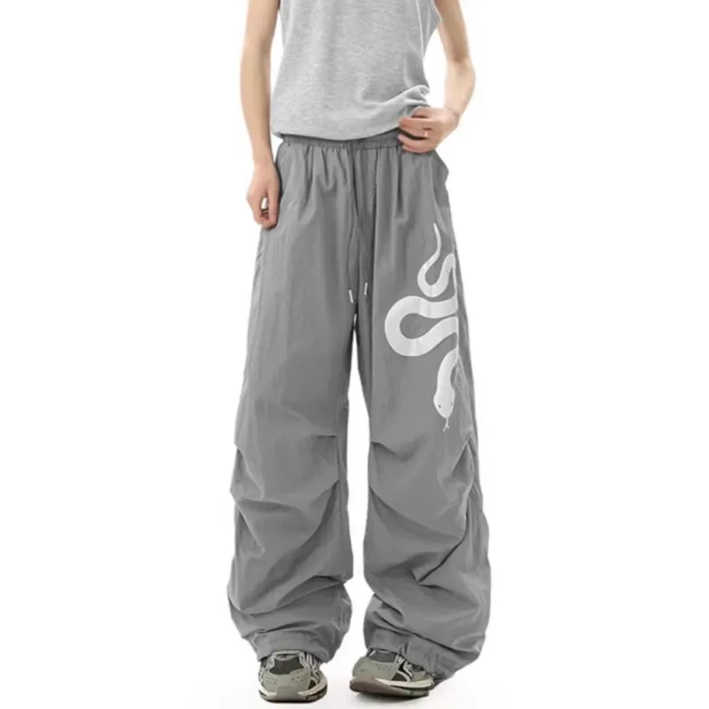 FA2LO Casual Pants Unisex Black-5