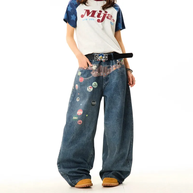 FA2LO Jeans Unisex Blue-2