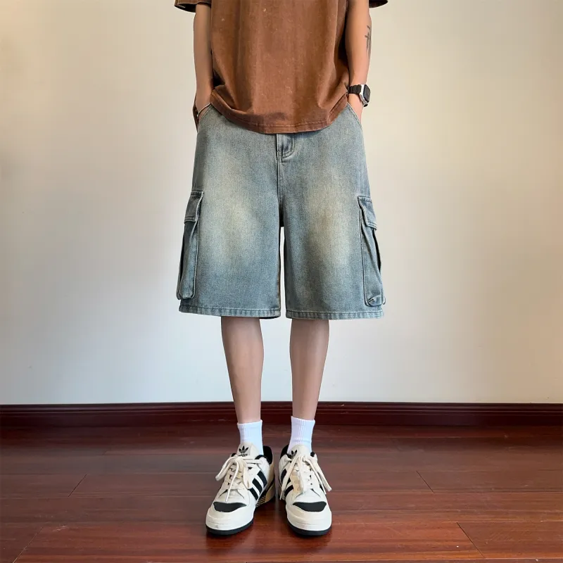 FA2LO Denim Shorts Unisex-2