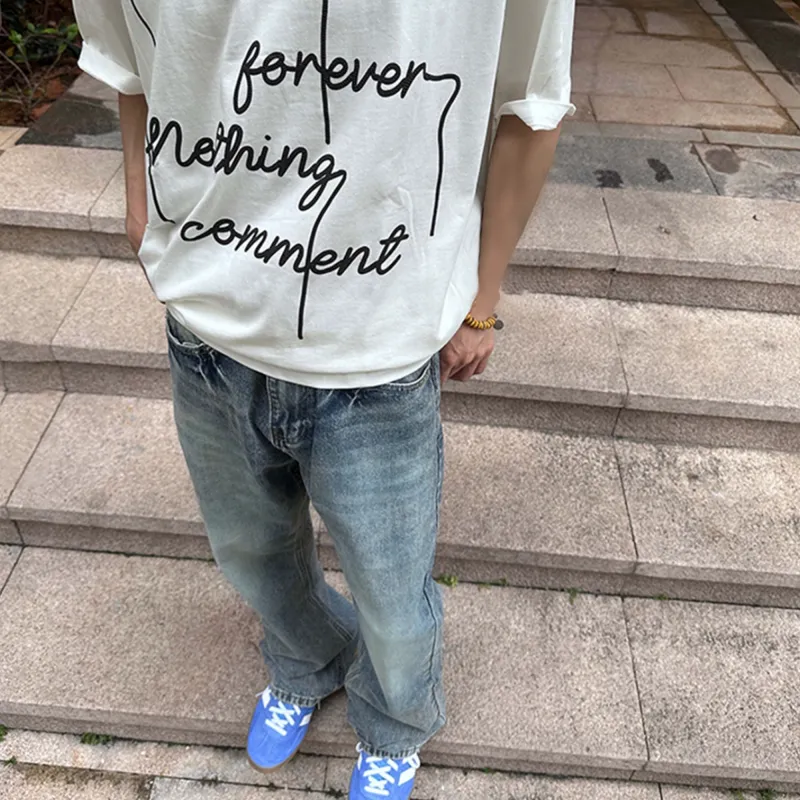WELTER EXPERIMENT Jeans Unisex Light Blue Tones-7