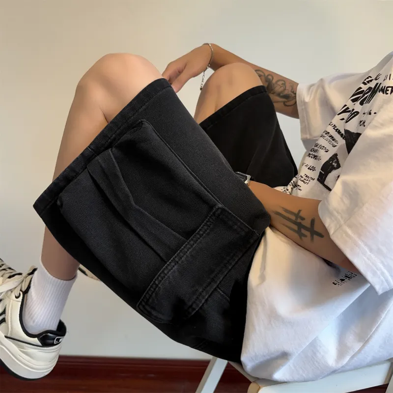 FA2LO Denim Shorts Unisex-8