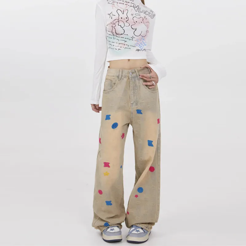 FA2LO Jeans Unisex Yellow Mud-2