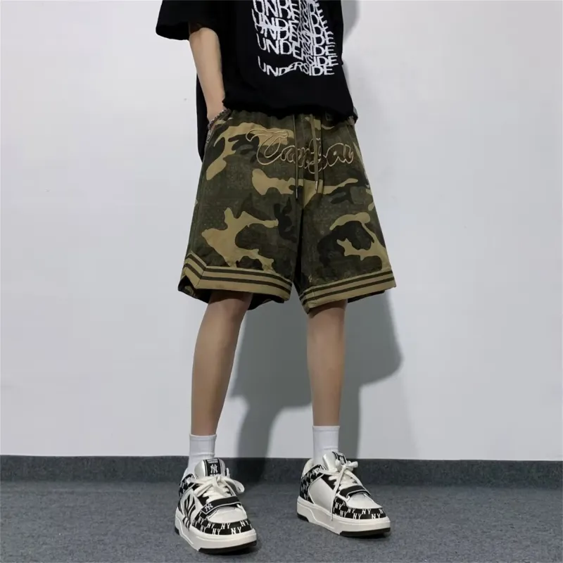 FA2LO Casual Shorts Unisex Green-5