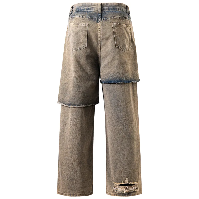 FA2LO Jeans Unisex Yellow Mud-1
