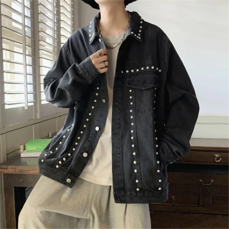 FA2LO Denim Jacket Unisex Black-5