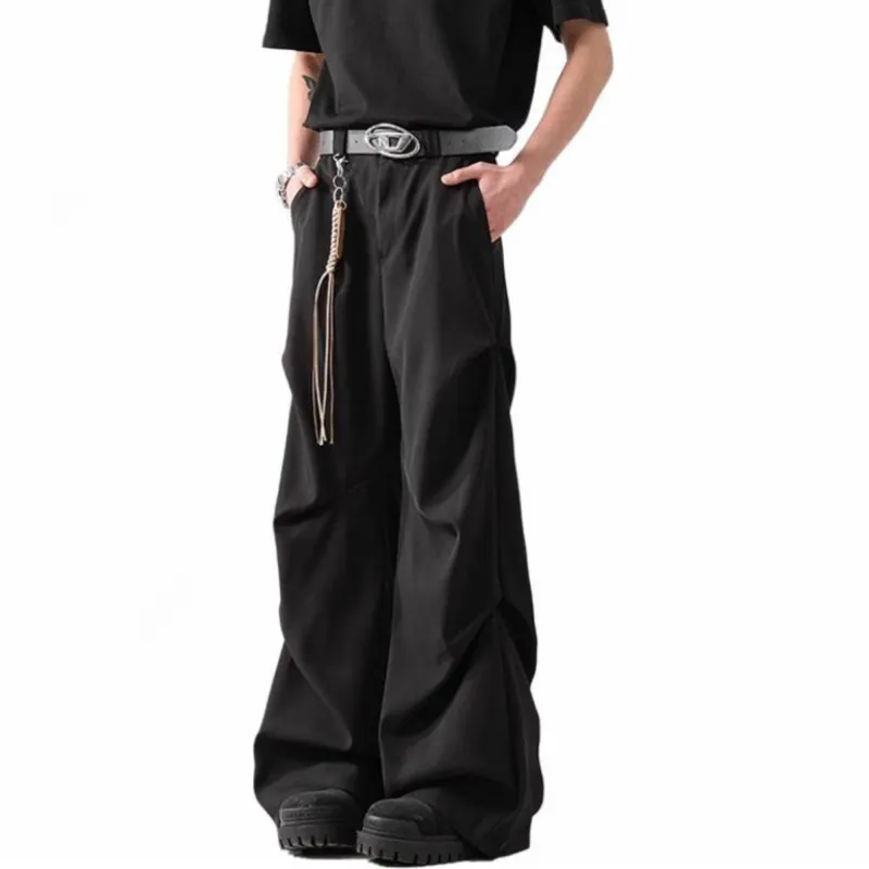 TESTUNG Casual Pants Unisex Classic Black-1