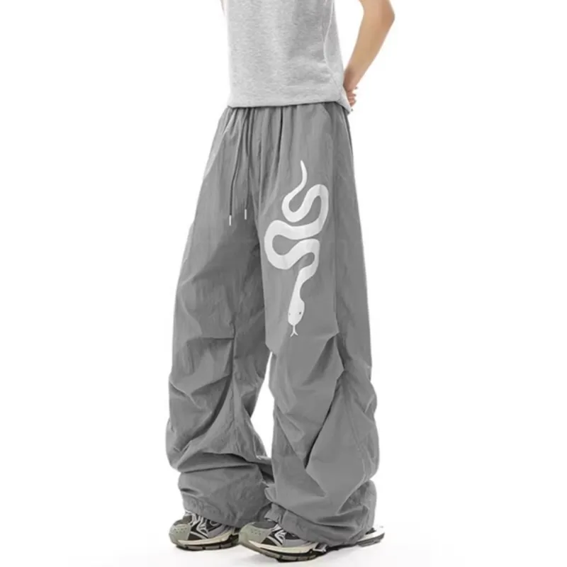 FA2LO Casual Pants Unisex Black-4