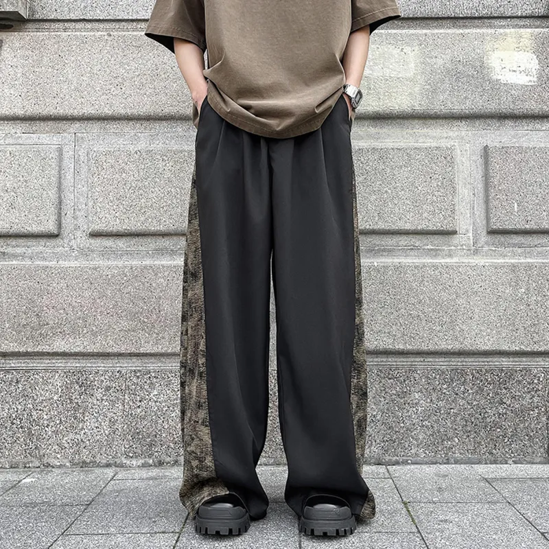 FA2LO Casual Pants Unisex Black-1