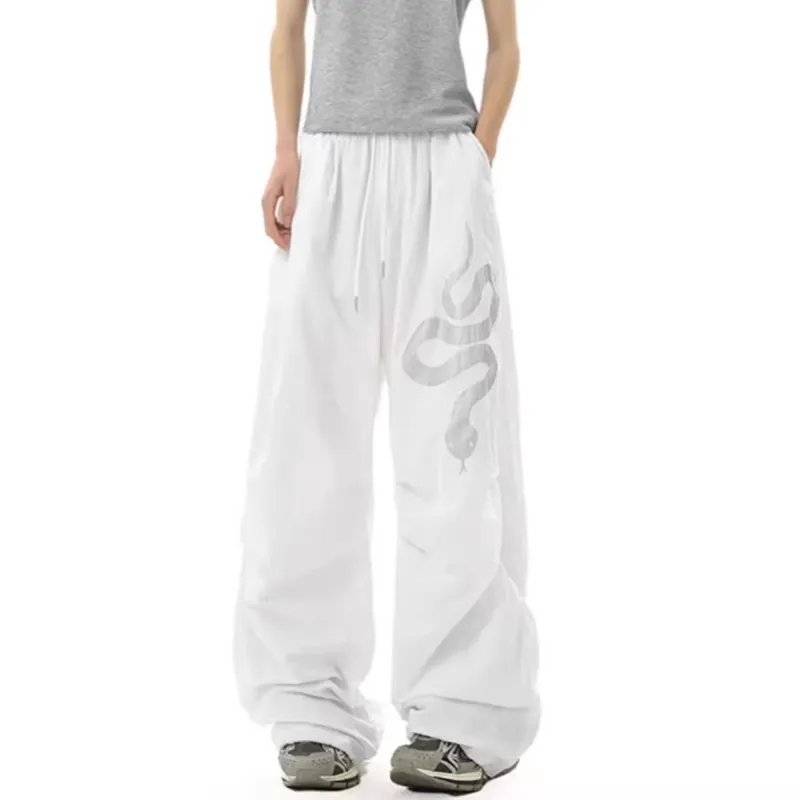 FA2LO Casual Pants Unisex Black-14