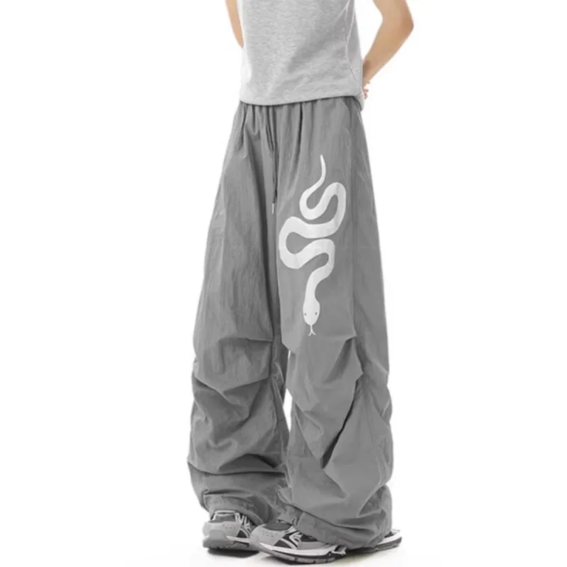 FA2LO Casual Pants Unisex Black-1