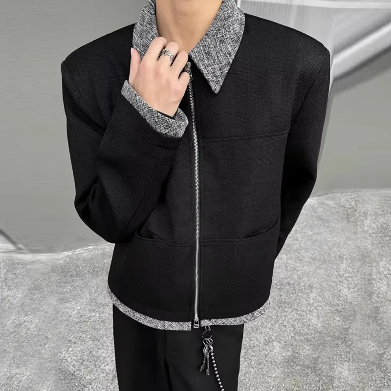 FA2LO Jackets Coats Unisex Black-2
