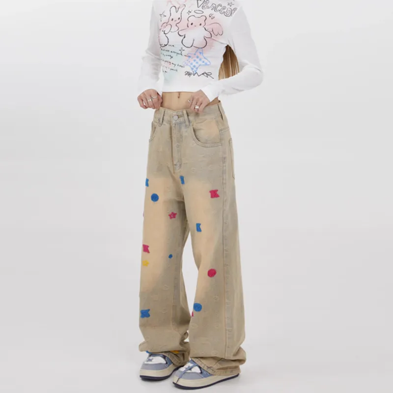 FA2LO Jeans Unisex Yellow Mud-3