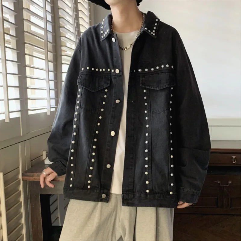 FA2LO Denim Jacket Unisex Black-4
