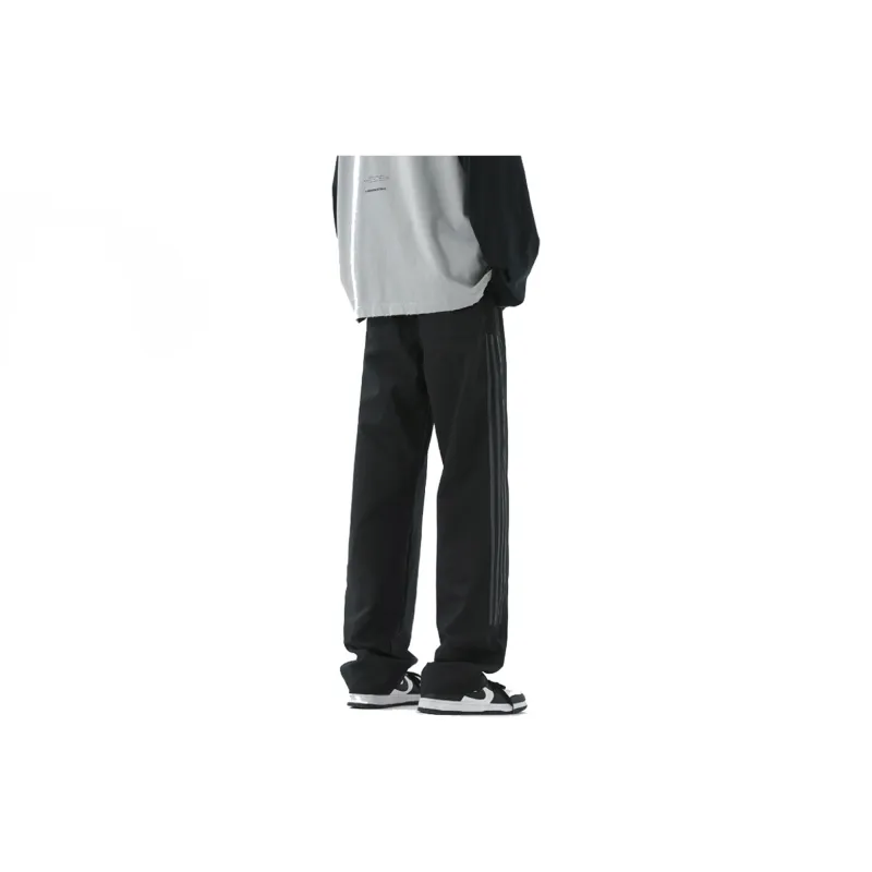 FA2LO Casual Pants Unisex Black-6