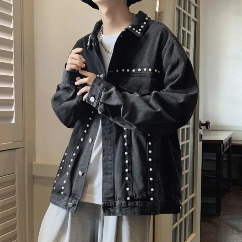 FA2LO Denim Jacket Unisex Black-3
