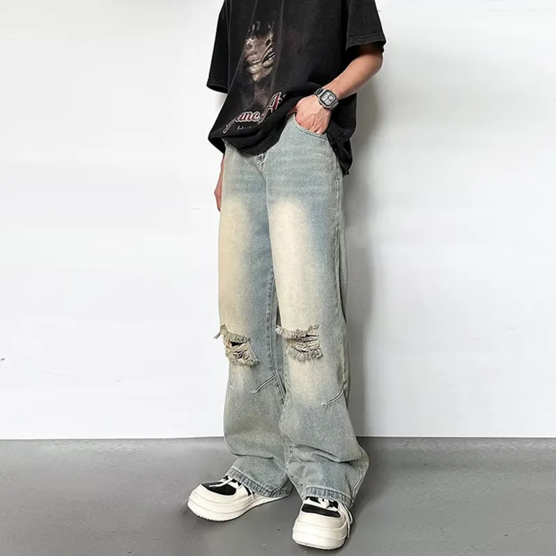 FA2LO Jeans Unisex Yellow Mud-3