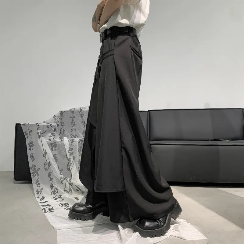 FA2LO Casual Pants Unisex Black-2