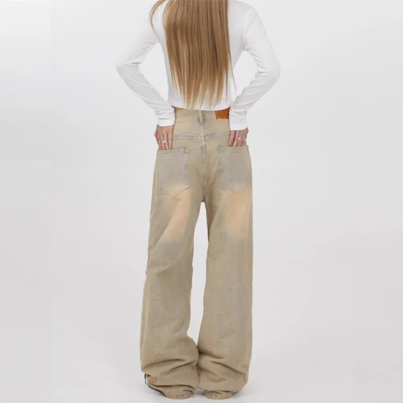 FA2LO Jeans Unisex Yellow Mud-5